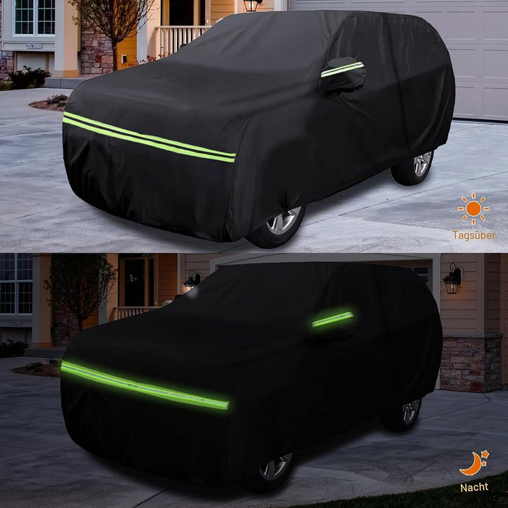 Autoabdeckung Wasserdicht Passend für Toyota Aygo X 2022-2024, Atmungsaktiv Vollgarage Autoplane für