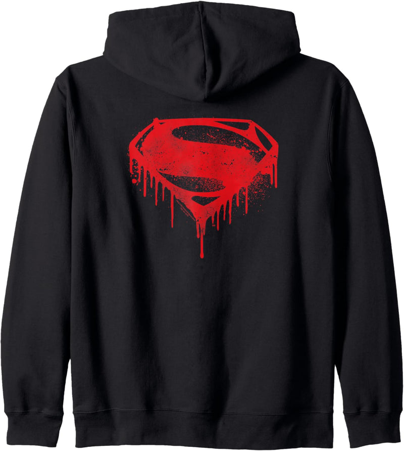 Batman v Superman Splattered Logo Kapuzenjacke