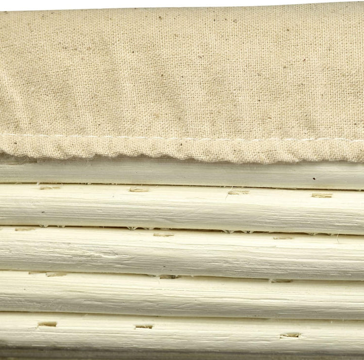 Westmark Gärkörbchen-Set, 2tlg., Gärkörbchen in Herzform + Bezug, Peddigrohr/Baumwolle, Hellbeige/Be