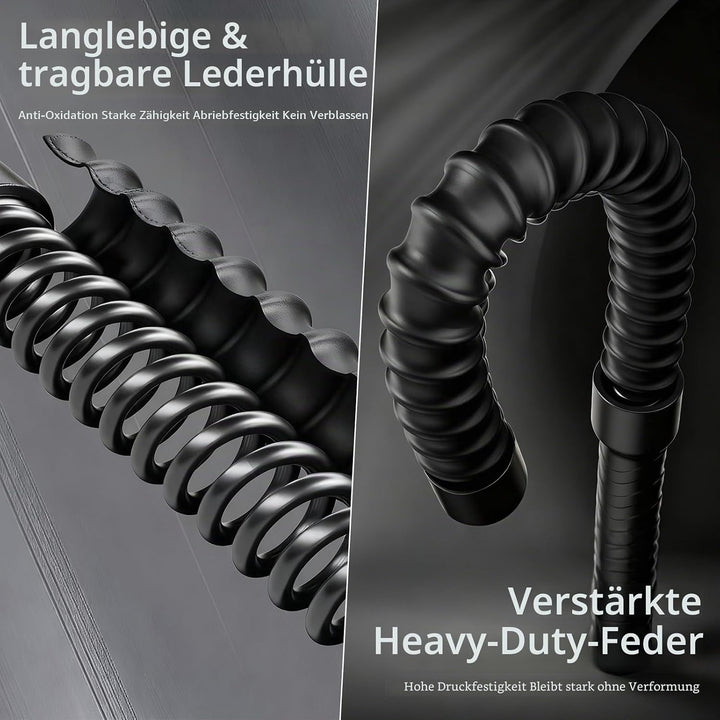 TECKZOON Gewichtetes Battle Rope Ohne Seil, Tragbare Heavy-Duty Training Rope für Home Gym, Intensiv