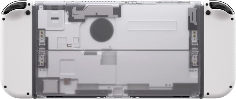 eXtremeRate Backplate Case für Nintendo Switch OLED Console, DIY-Ersatz Rücken Hülle Gehäuse&Lautstä