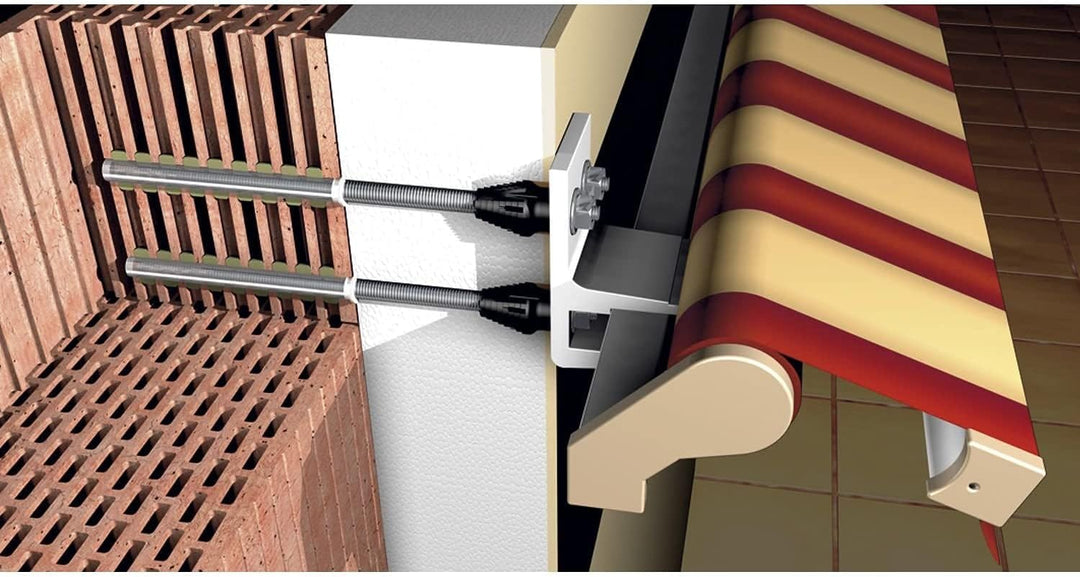 fischer Abstandsmontagesystem Thermax 12 / 110 M12 für Dämmstoffe, Dämmstoffdübel zur Befestigung ho