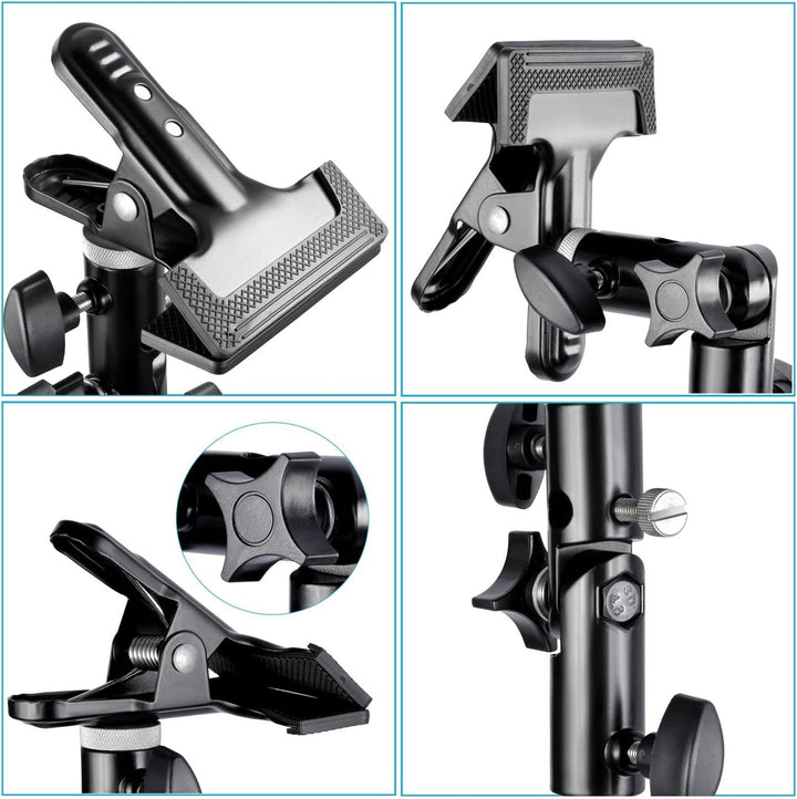 Neewer Fotografie 5-in-1 Multi-Lichtreflektor (110cm) mit hochwertiger metallischer Klemmhalter für