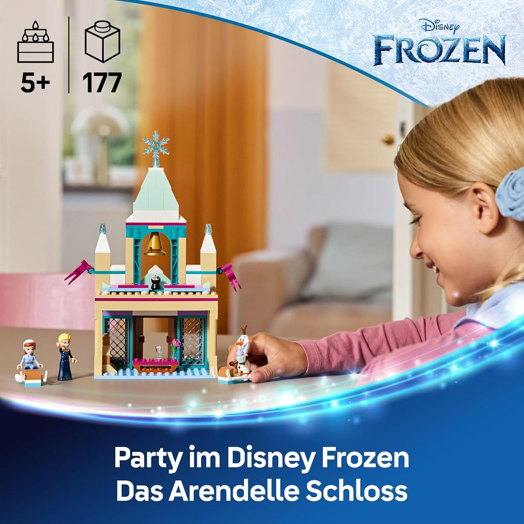 LEGO ǀ Disney Frozen Das Arendelle Schloss, Prinzessin Spielzeug mit den Mini Puppen ELSA, Anna und