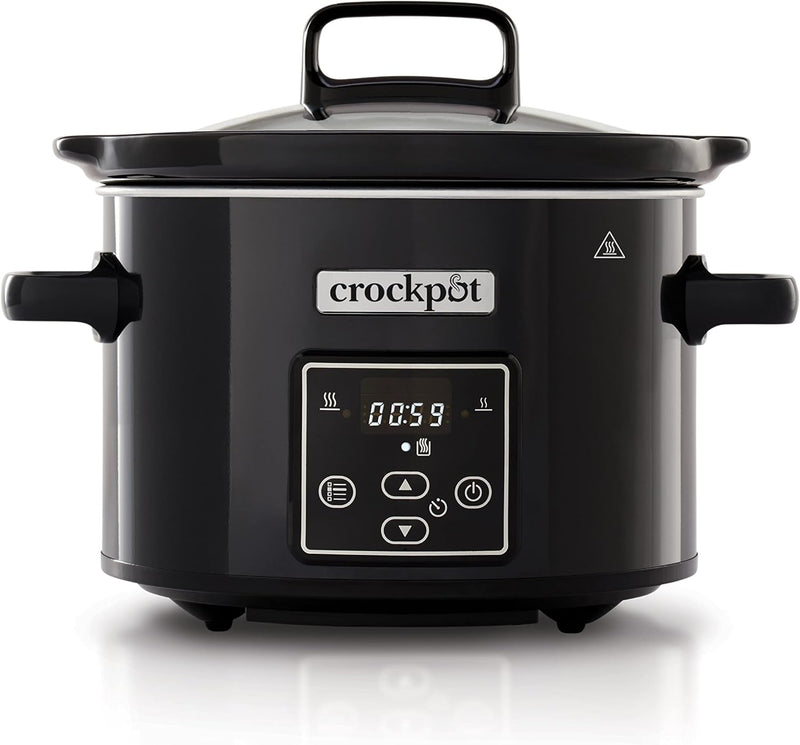 Crockpot Digital-Schongarer Slow Cooker | einstellbare Garzeit | Warmhaltefunktion | 2,4 Liter (1-2