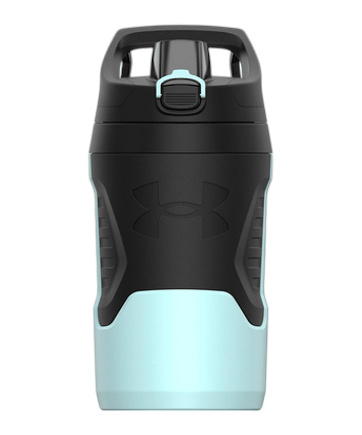 Under Armour UA 32oz Playmaker Jug Breeze Blue Schwarz und Marineblau, Schwarz und Marineblau