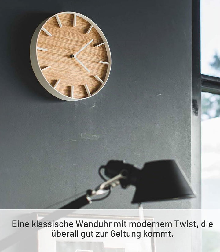 Wall clock - Rin - beige Weiss Single, Weiss Single