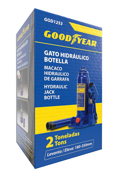 GOODYEAR GOD1253 2 Tonnen Flasche Katze STEMPELWAGENHEBER 2 TONNEN, STEMPELWAGENHEBER 2 TONNEN