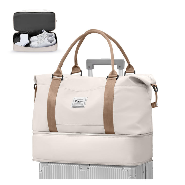 WEPLAN Reisetasche Damen Handgepäck Tasche Ryanair 40x20x25 für Flugzeug Tasche Weekender Damen Trav