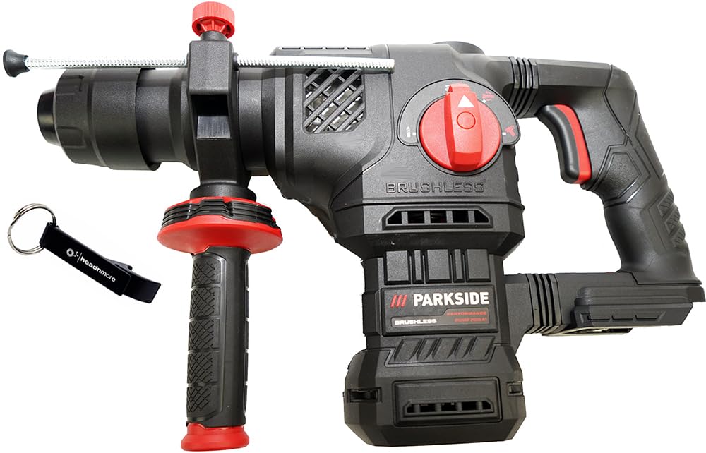 HEADNMORE® Bundle - PARKSIDE PERFORMANCE® 20V Akku Kombihammer PKHAP 2058 A1 + HEADNMORE® Schlüssela