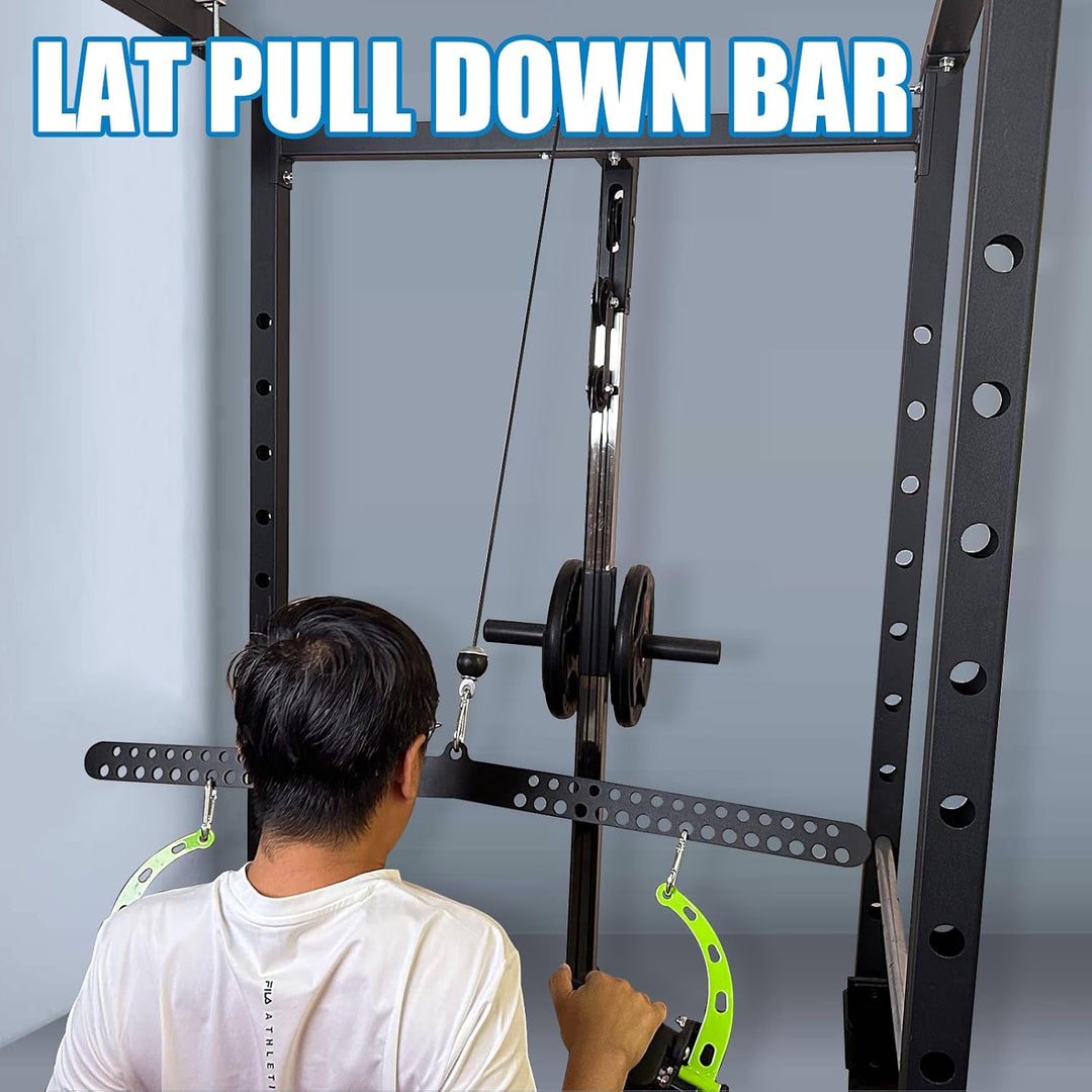 KORIKAHM Multi-Grip LAT Pull Down Bar für Home Gym Fitness, Spreizplatte LAT Pulldown Aufsätze für P