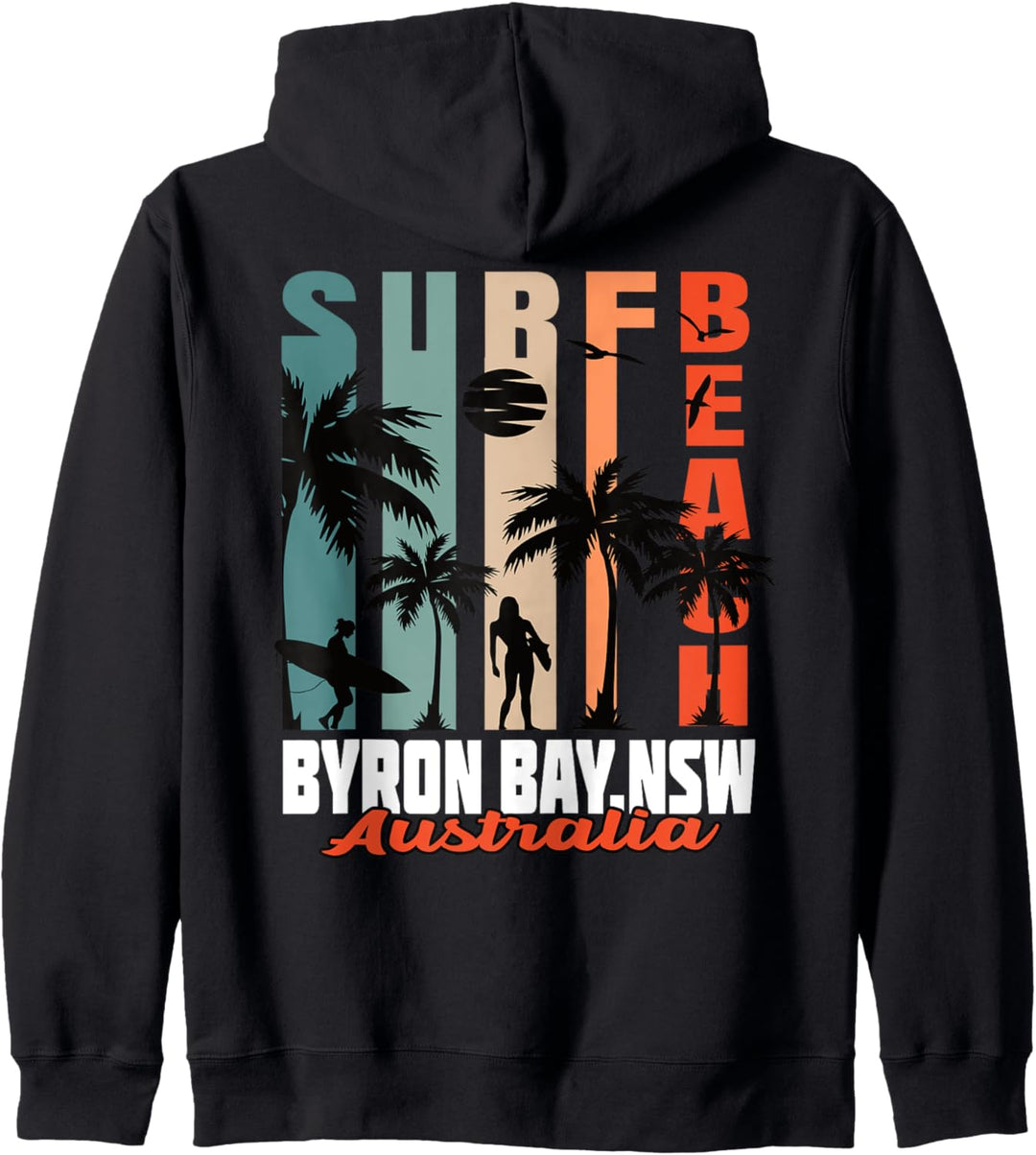 Byron Bay Surfer I Australien I Retro I Byron Bay Surf Kapuzenjacke