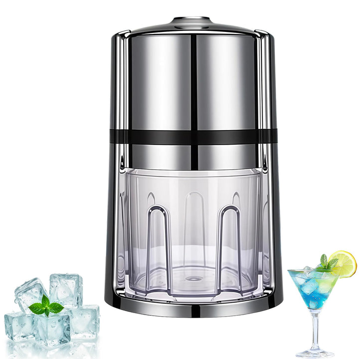 Tragbarer Eiszerkleinerer, Handheld Eiscrusher, Manuell Ice Crusher, Crushed Eismaschine mit Edelsta