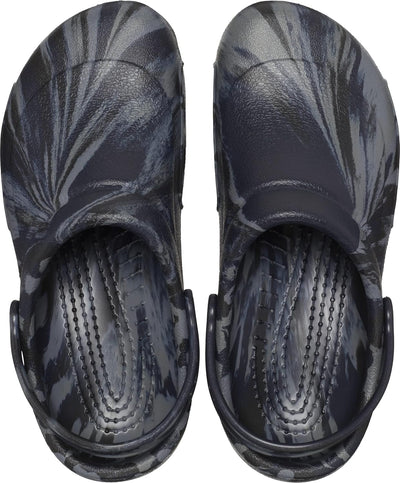 Crocs Unisex Bistro Graphic Clogs 36/37 EU Deep Navy Multi, 36/37 EU Deep Navy Multi