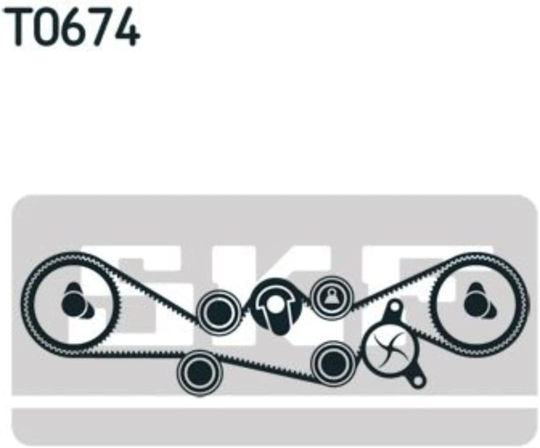 SKF VKMC 98109 Spannrollensatz inkl. Wasserpumpe