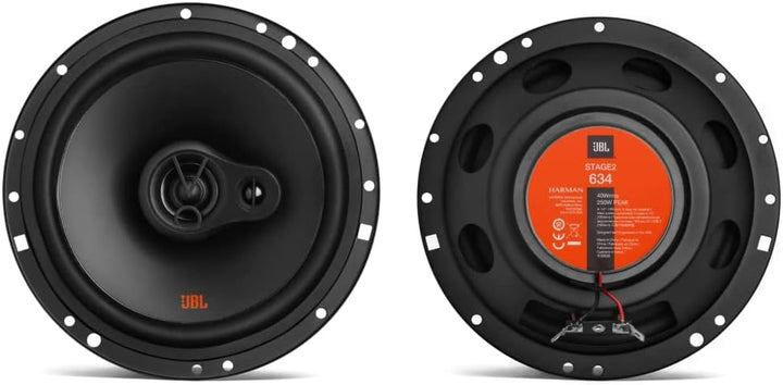 KIT Set FÜR JBL STAGE2 634 2 koaxiale 3-Wege Lautsprecher 6,5" 16,5 cm 165 mm 40 Watt rms 250 Watt m