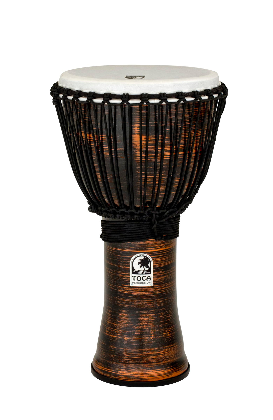 TOCA Djembe Freestyle II 12" Spun Copper Synth. Head Rope Tuned TF2DJ-12SC