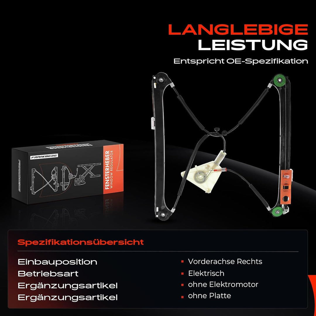 Elektrisch Fensterheber Ohne Motor Vorne Rechts für A3 Sportback 8PA 2004-2013 8P4837462, Vorne Rech