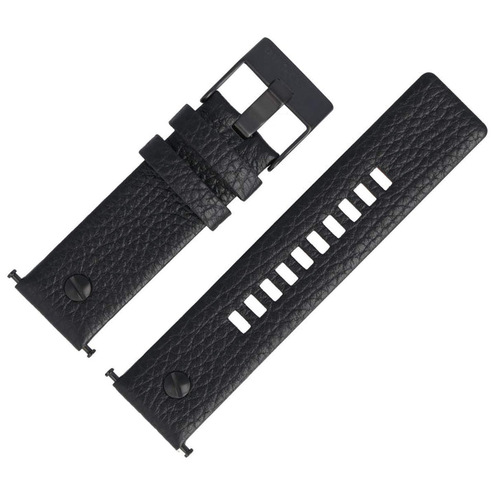 Diesel Uhrenarmband 24mm Leder Schwarz - DZ-7291