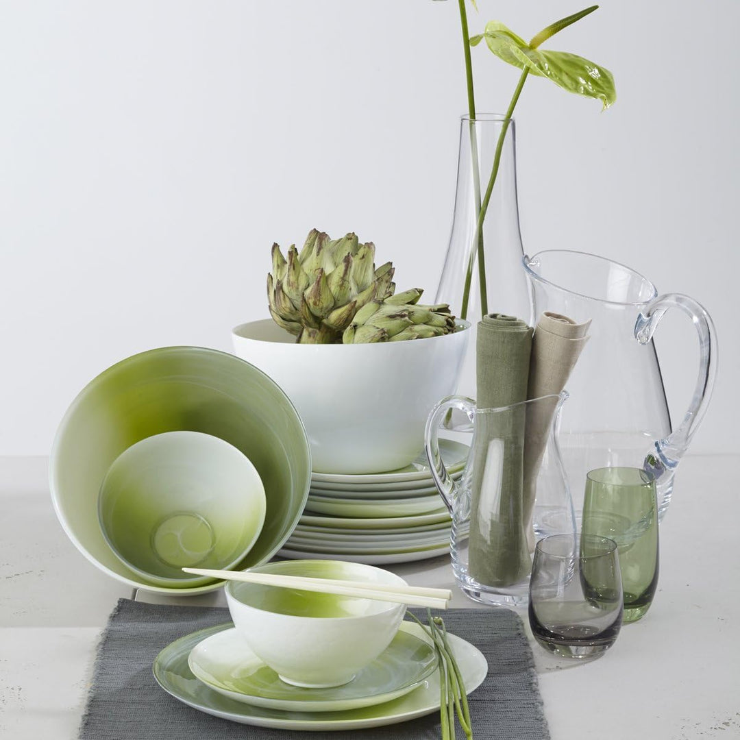 LEONARDO HOME GIARDINO Schale 24 cm Verde, Glas, Gruen, 24 x 24 x 14 cm