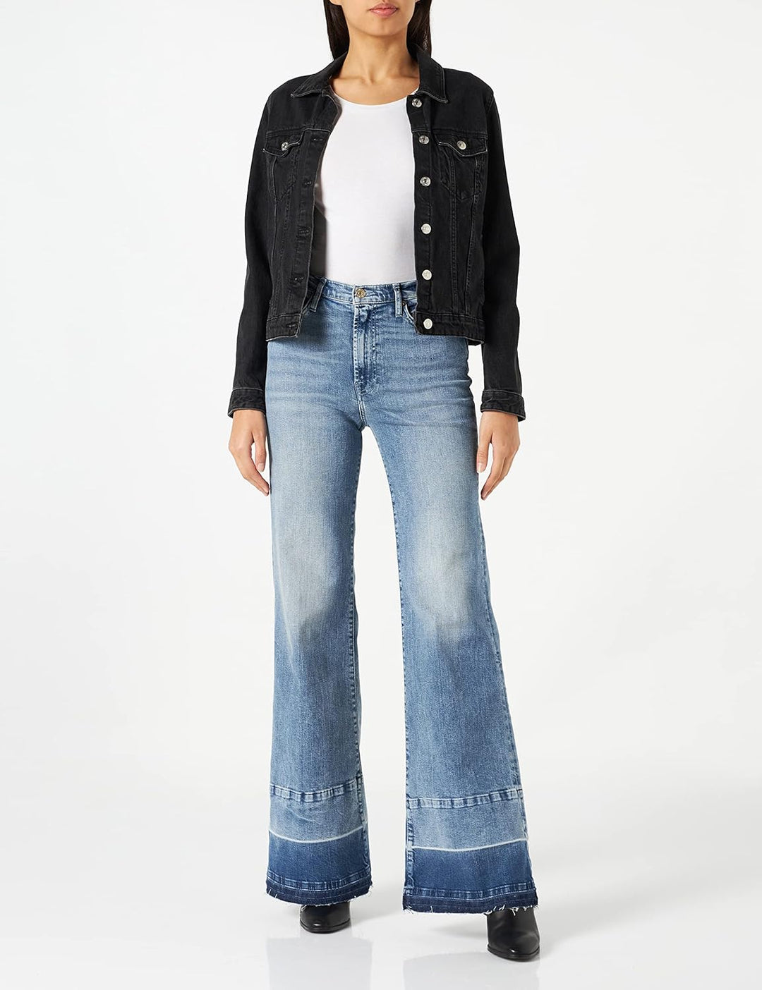 7 For All Mankind Damen Modern Dojo Jeans 31 Light Blue, 31 Light Blue