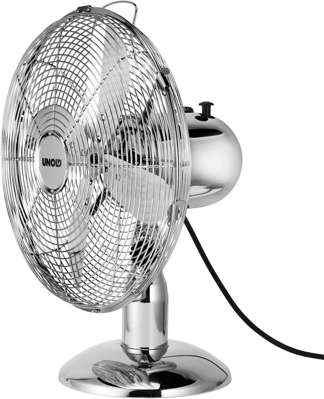 Unold Tischventilator, 1 Stück, chromfarbend, 86830