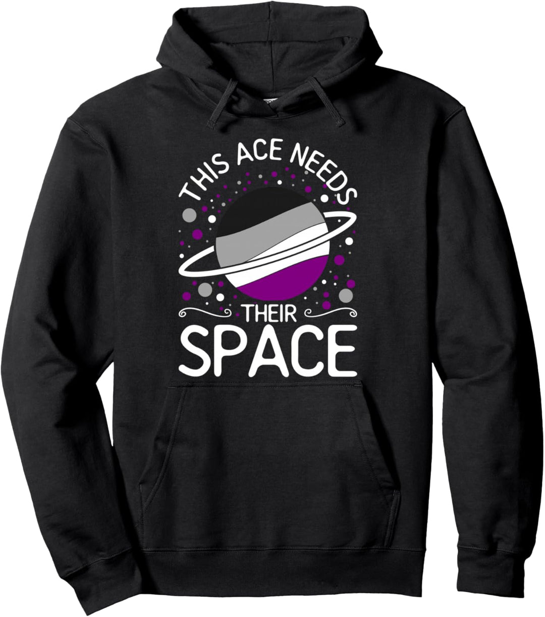LGBTQ Ace Pride Genderfluid Queer Geschenk Lustiges Asexuell Pullover Hoodie