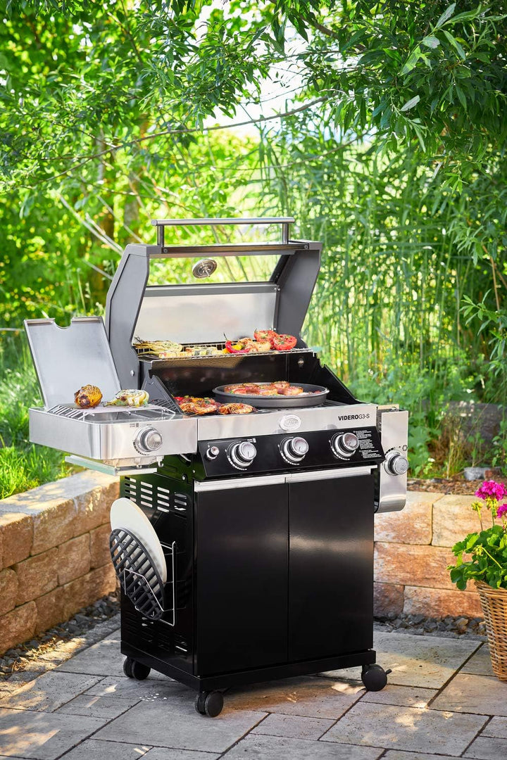 RÖSLE VARIO Grillrost, Hochwertiger Grillrost aus emailliertem Gusseisen für VARIO-Einsätze, passend