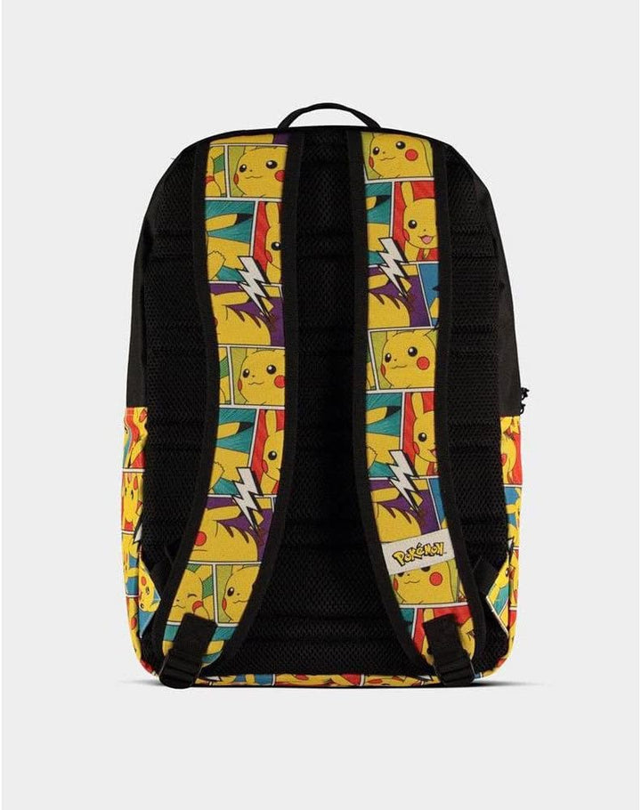 Difuzed Herren BP618761POK Pikachu Comic Book Strip Allover Print Rucksack, gelb