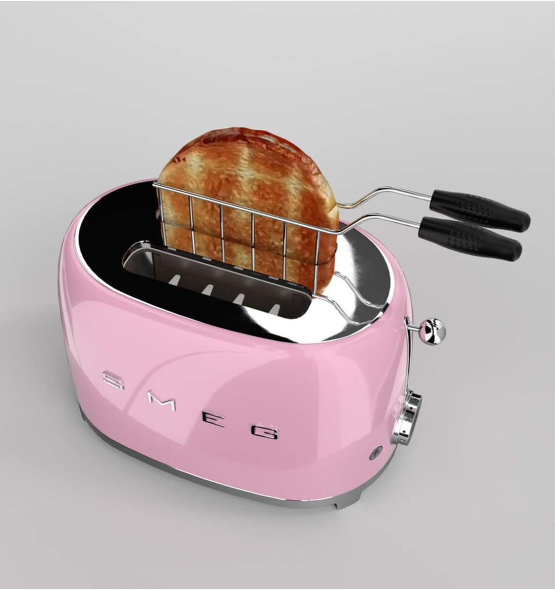 Smeg TSF01PKEU Toaster 2 Scheiben, cadillacpink, Rosa