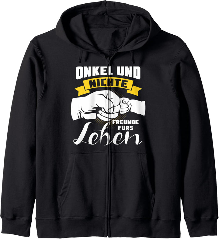 Onkel und Nichte Freunde fürs Leben Bester Bruder Kapuzenjacke
