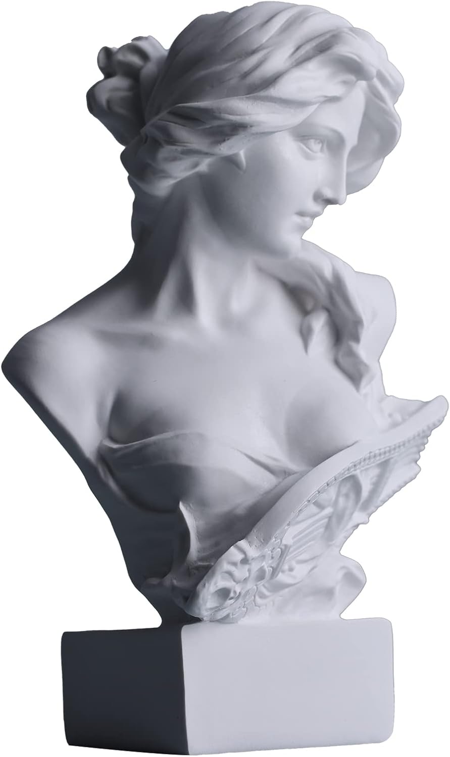 LCCCK 15.2 cm H Weiss Aphrodite Statue Skulptur, Harz Griechische Mythologie Büste Statue, für Koket