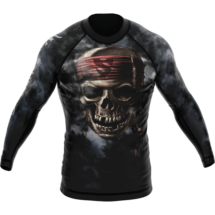 SMMASH Funktionsshirt Herren Rashguard Langarm Sportshirt MMA Thaibox Muay Thai Kickboxen Atmungsakt