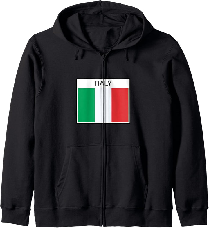 Italien Flagge - Kultur und Menschen Kapuzenjacke