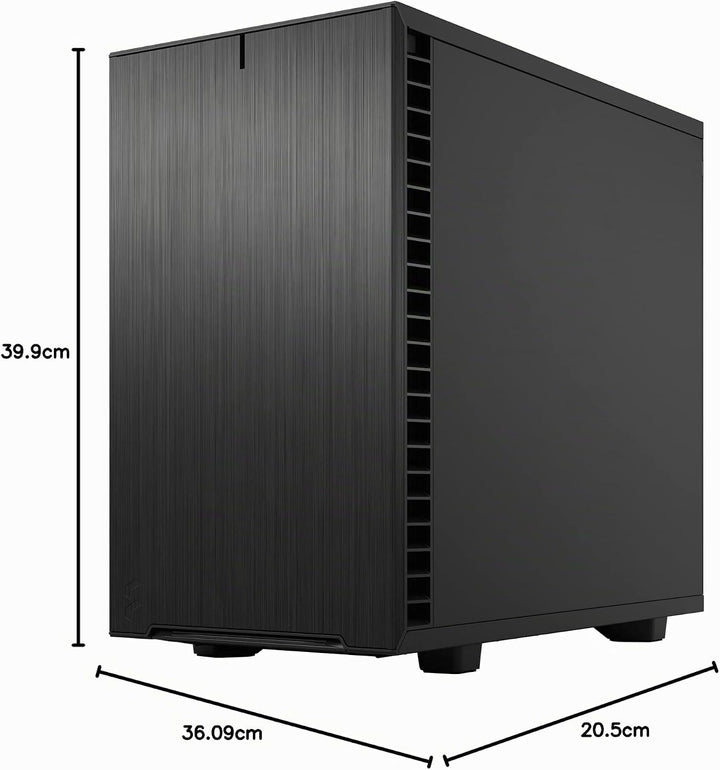 Fractal Design Define 7 Nano Black Brushed Aluminum/Steel Mini ITX Silent Light Tinted Tempered Glas