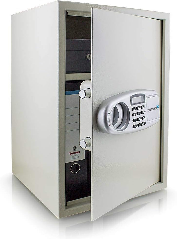 BITUXX® Elektronischer Safe Tresor Wandtresor Wandsafe Geldschrank Möbeltresor Stahlschrank Geldsafe