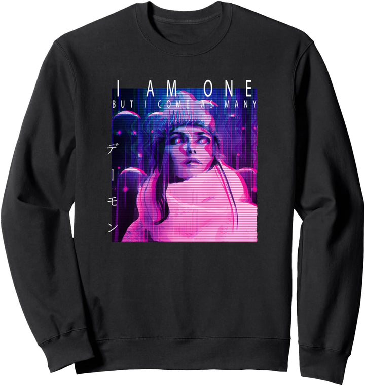Weirdcore Glitchcore Aesthetic Vaporwave Japanisch Dämon Sweatshirt