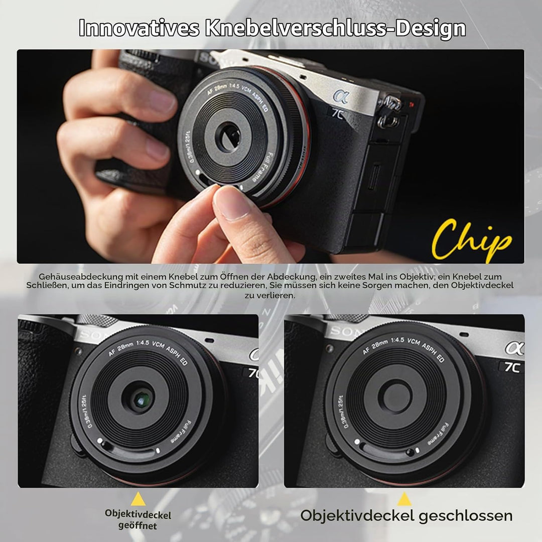 VILTROX 28mm F4.5 Z Mount Objektiv,AF 28mm f/4.5 Z Mount Pancake Objektiv Festbrennweite,Full Frame