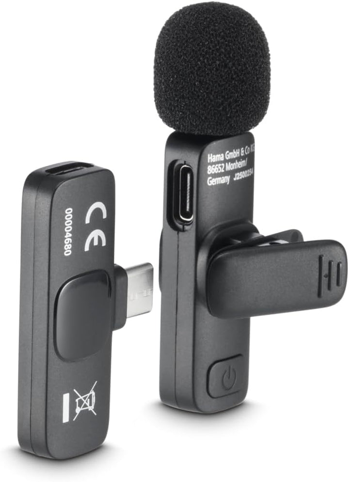 Lavalier-Mikrofon Smart Wireless, kabelloses Ansteckmikrofon für Handy