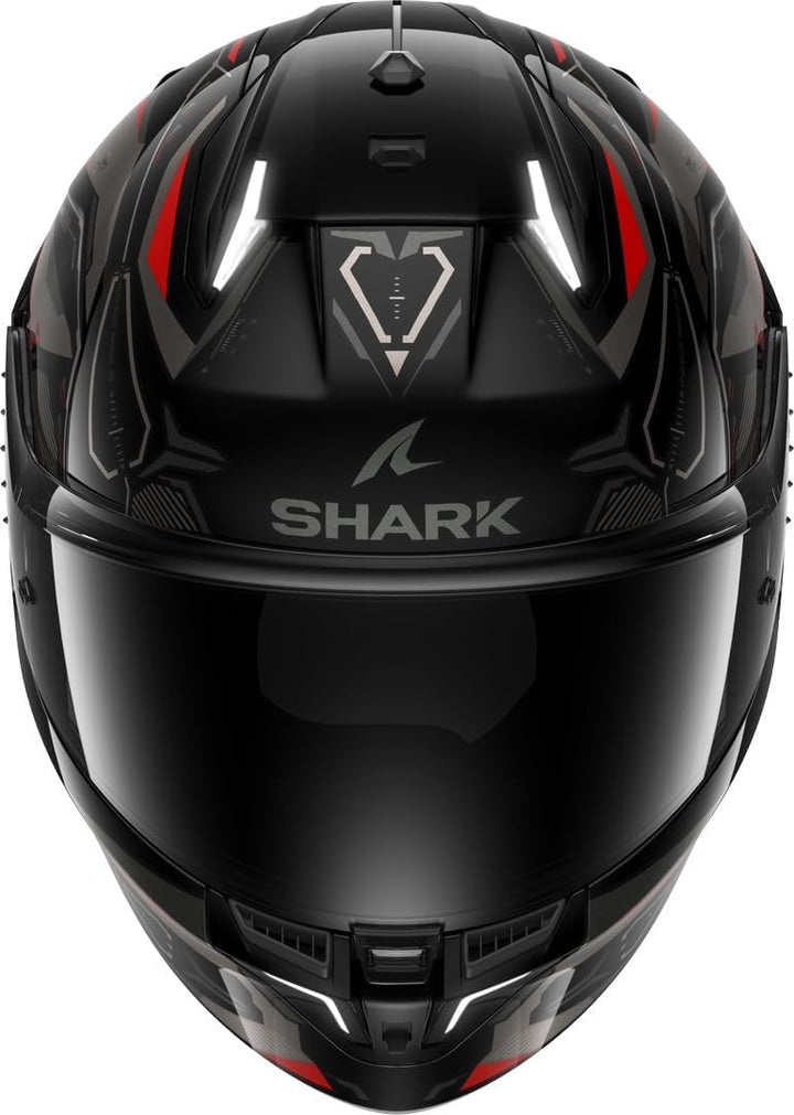 Integralhelm SKWAL i3 Linik Glossy KAR mit LED Sonnenblende und Max Vision Pinlock ECE 22.06 XS, XS