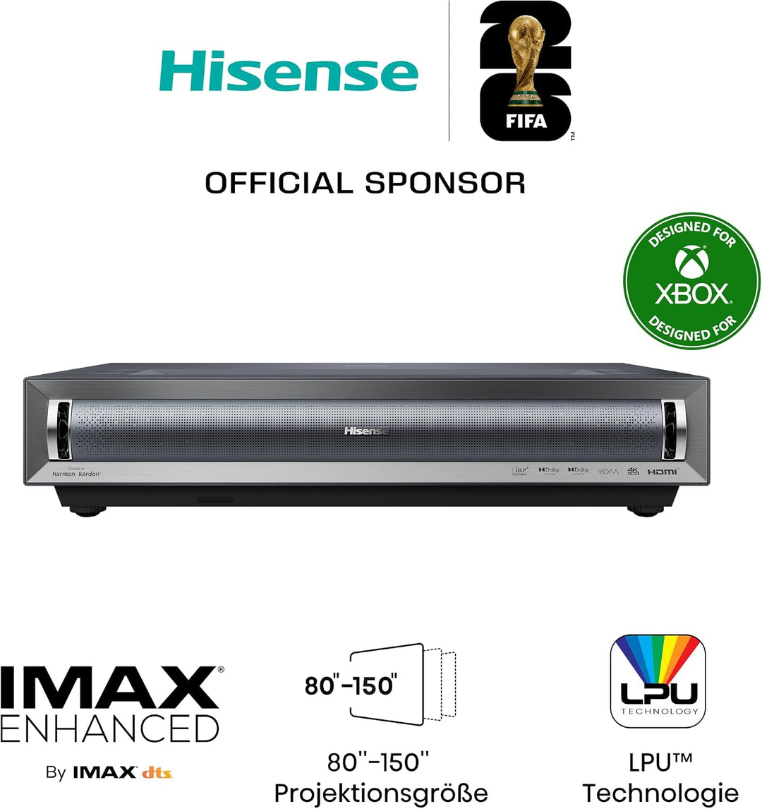 Hisense PX3-Pro DLP 4K Laser Beamer - B-Ware Platin
