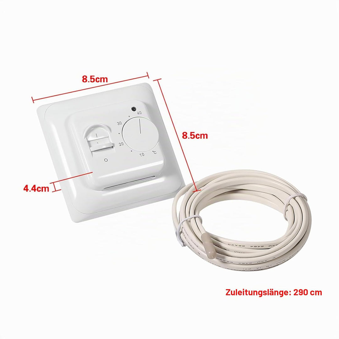 Fussbodenheizungs-Thermostat, 230V-Raum-mechanisches manuelles Heizungs-Thermostat-Klima-Temperaturs