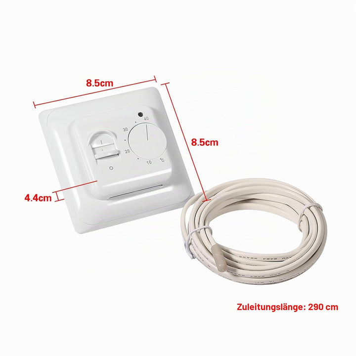 Fussbodenheizungs-Thermostat, 230V-Raum-mechanisches manuelles Heizungs-Thermostat-Klima-Temperaturs
