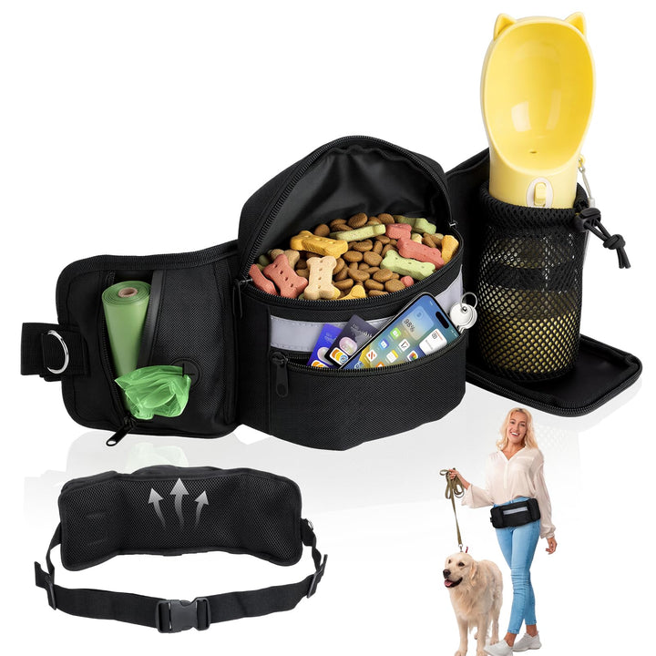Leckerlitasche für Hunde Gassi Tasche, Grosses Fassungsvermögen Trainings-Leckerlibeutel, Wasserdich