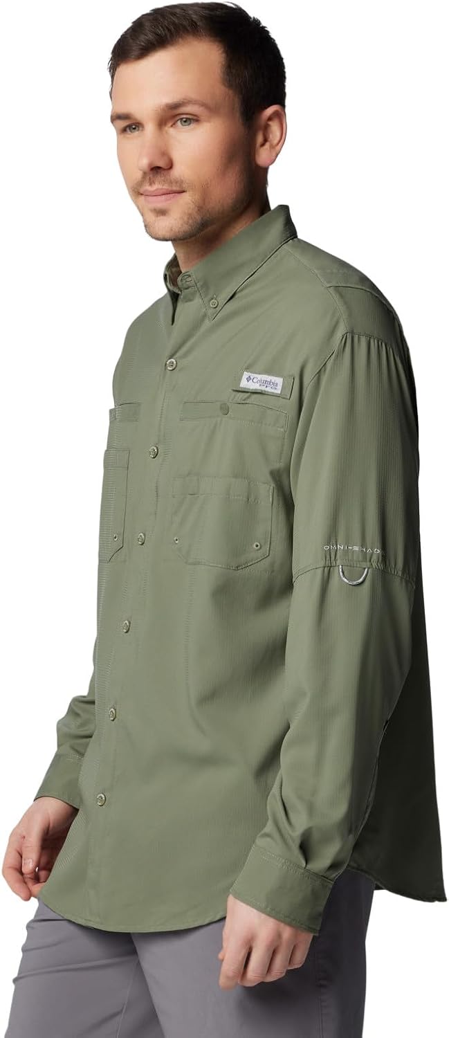 Columbia Herren Tamiami Ii Long Sleeve Shirt Langarmshirt M Zypresse, M Zypresse