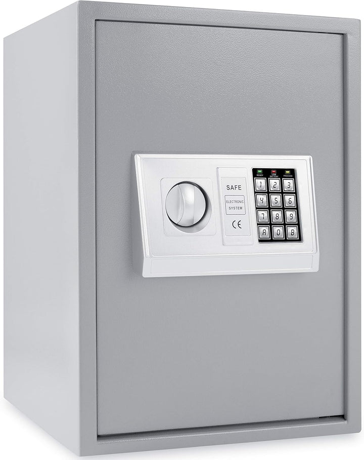 KESSER® Elektr. Tresor | 50x35x34,5 XXL | Türstärke 4mm | Elektronischer Safe | Doppelbolzenverriege