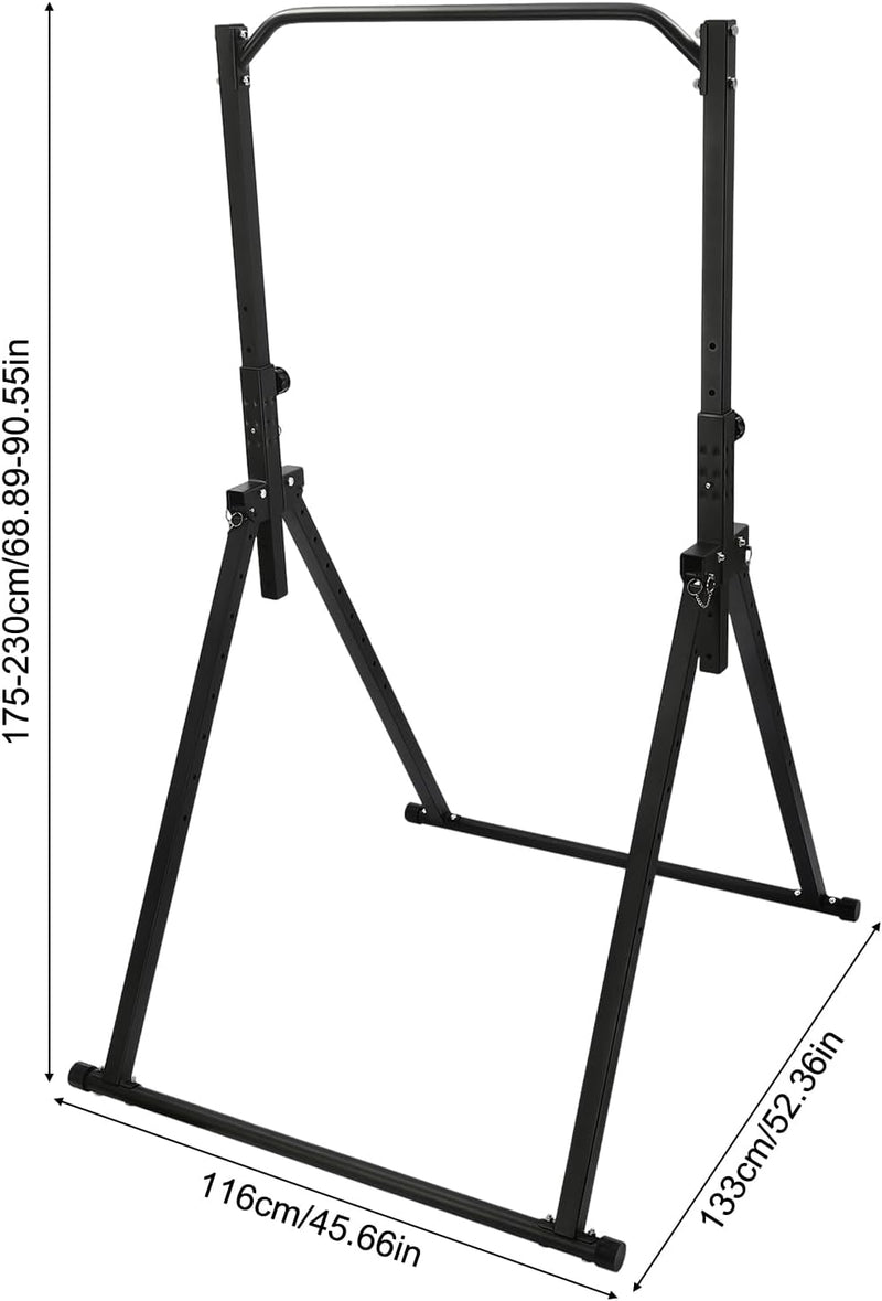 Dreieckige Pull Up Station, Fitness Klimmzugstange, Klimmzugstange freistehend, für Wohn- und Schlaf