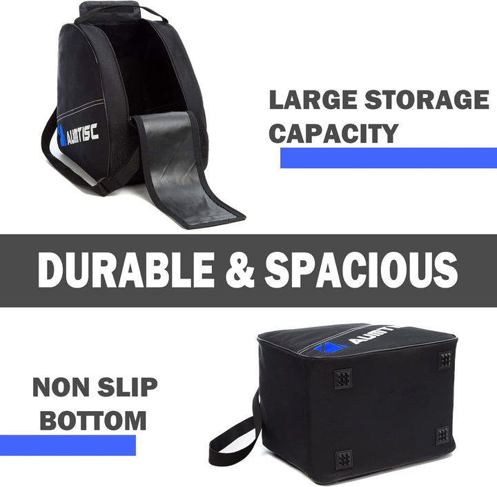 AUMTISC Skitasche Set Skisack &amp;Skischuhtasche Längenverstellbare Bis 200 cm für 1 Paar Ski &amp; Skischu