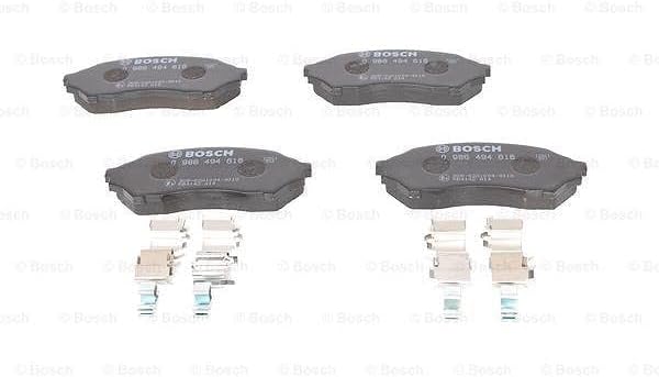 Bosch BP341 Bremsbeläge - Vorderachse - ECE-R90 Zertifizierung - vier Bremsbeläge pro Set