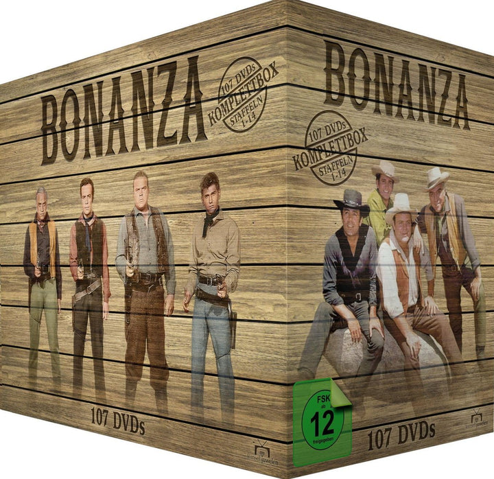 Bonanza - Komplettbox, Staffeln 1-14 (107 Discs), DVD
